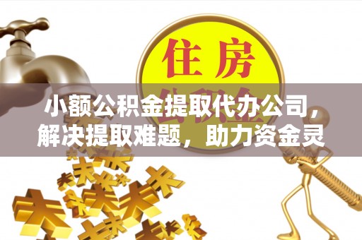 桐城小额公积金提取代办公司，解决提取难题，助力资金灵活使用