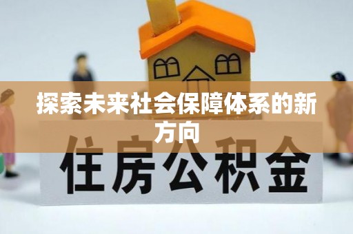 桐城探索未来社会保障体系的新方向