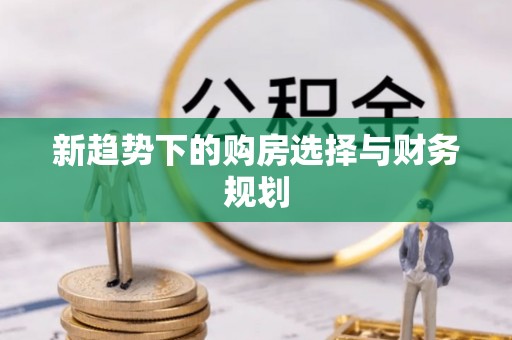 桐城新趋势下的购房选择与财务规划