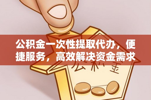 桐城公积金一次性提取代办，便捷服务，高效解决资金需求
