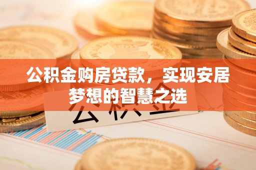 桐城公积金购房贷款，实现安居梦想的智慧之选