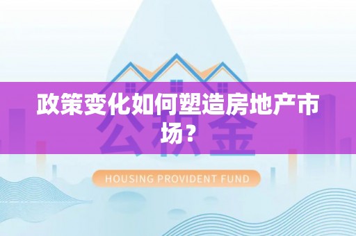 桐城政策变化如何塑造房地产市场？