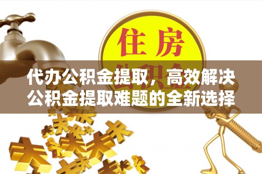 桐城代办公积金提取，高效解决公积金提取难题的全新选择