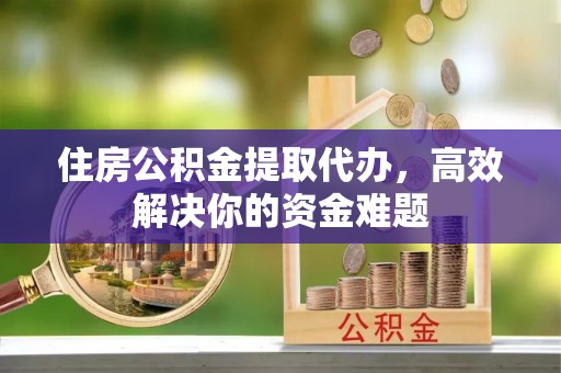 桐城住房公积金提取代办，高效解决你的资金难题