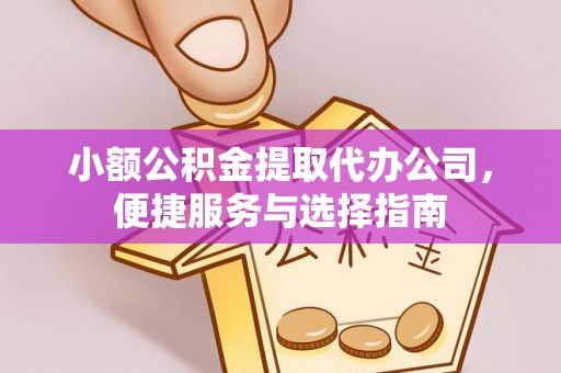 桐城小额公积金提取代办公司，便捷服务与选择指南
