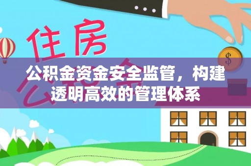 桐城公积金资金安全监管，构建透明高效的管理体系