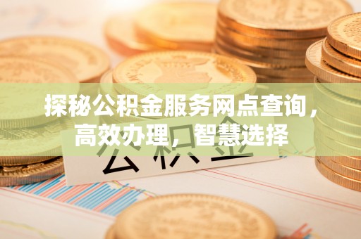 桐城探秘公积金服务网点查询，高效办理，智慧选择