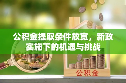 桐城公积金提取条件放宽，新政实施下的机遇与挑战