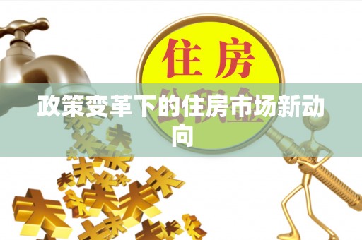 桐城政策变革下的住房市场新动向