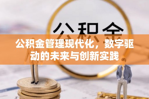 桐城公积金管理现代化，数字驱动的未来与创新实践