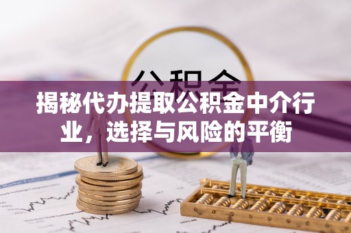 桐城揭秘代办提取公积金中介行业，选择与风险的平衡