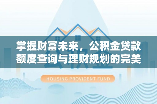 桐城掌握财富未来，公积金贷款额度查询与理财规划的完美结合