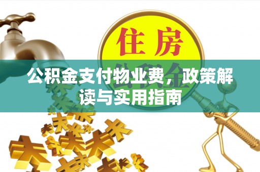 桐城公积金支付物业费，政策解读与实用指南