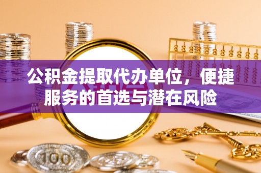 桐城公积金提取代办单位，便捷服务的首选与潜在风险